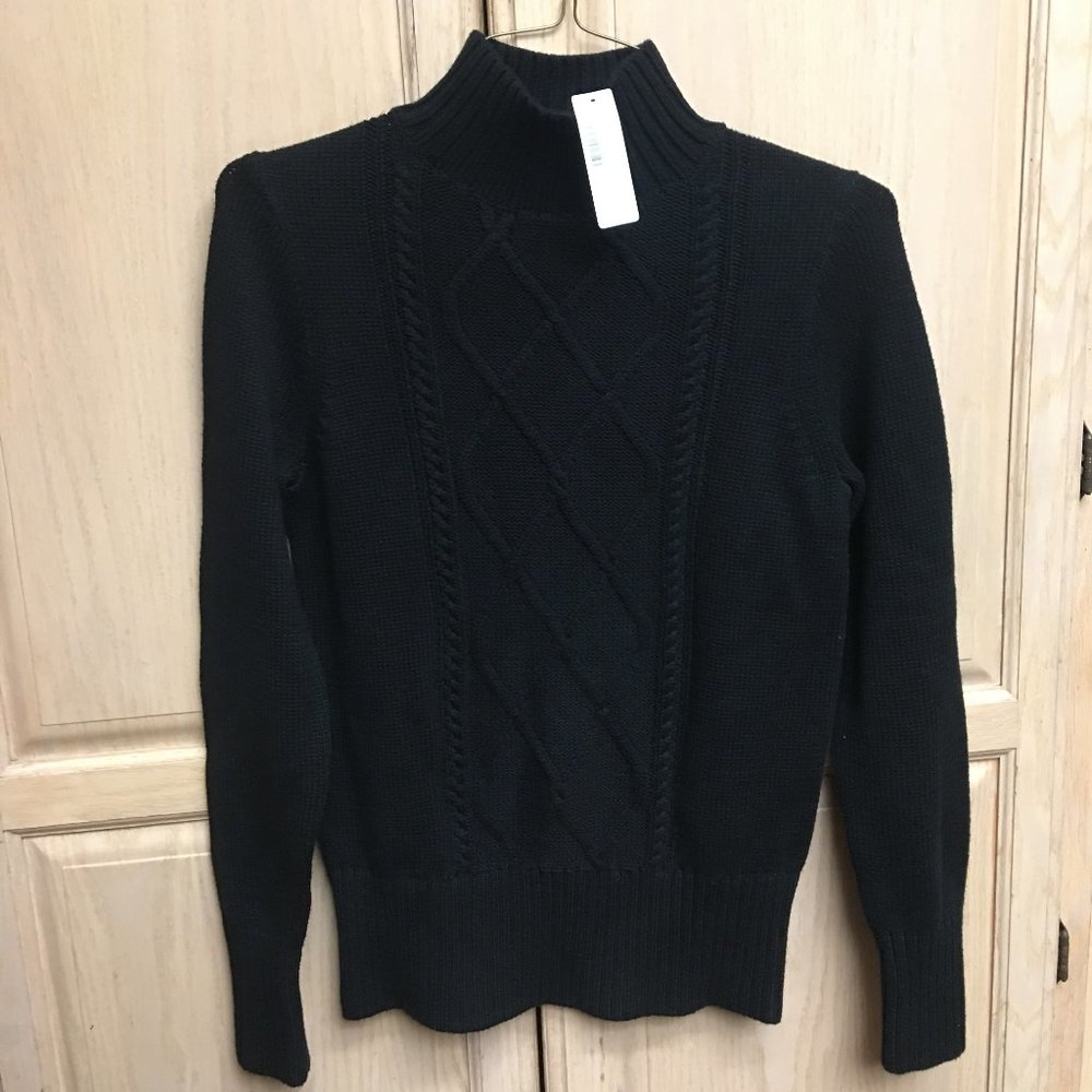 Black J.Crew Sweater Turtle Neck